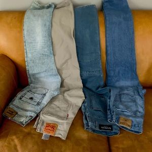 Levi’s,hollister,Armani